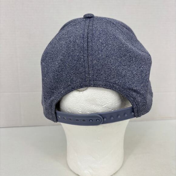 Honda Men's Baseball Cap Grayish Blue Snapback Adjustable White Logo One Size - Picture 3 of 7